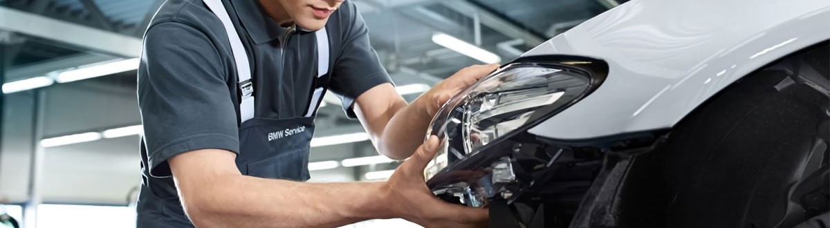 BMW Collision Center Repair Bay