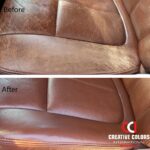 Auto Interior Repair Before and After