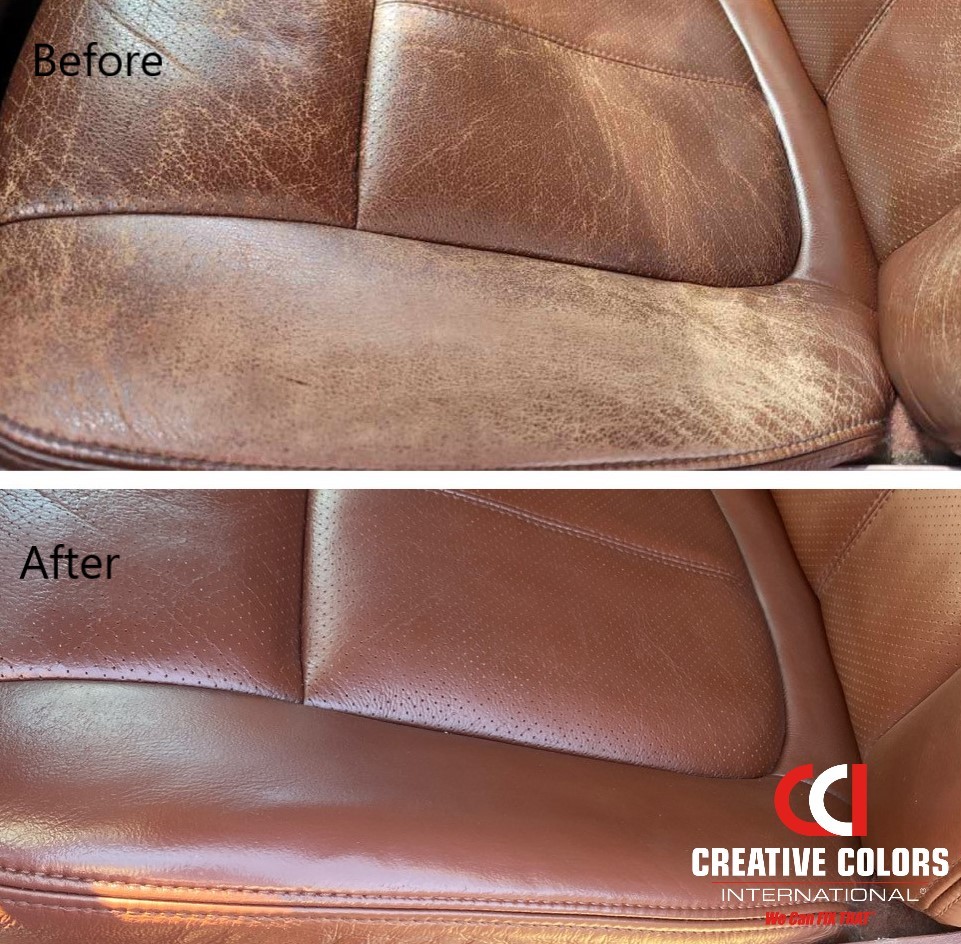 Auto Interior Repair Before and After