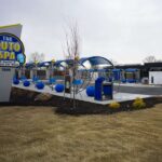 Auto repair shop with diagnostic equipment