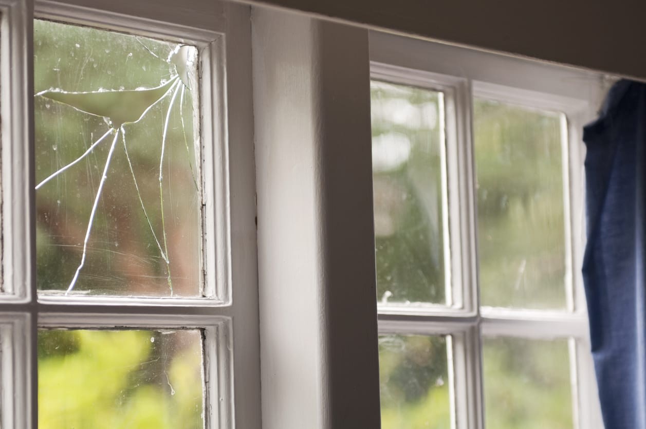 Damaged Auto Glass Requiring Repair or Replacement