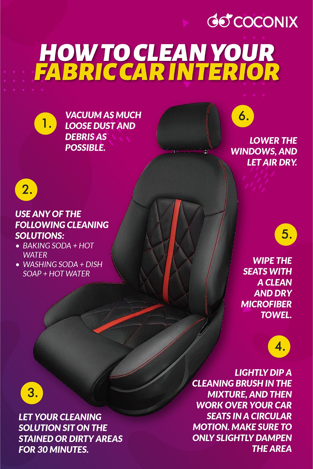 How to Clean Your Fabric Car Interior
