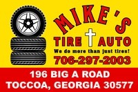 Tire and auto repair shop front