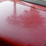Car cover protecting a car from the elements