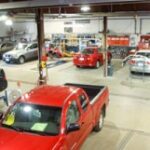 Auto Body Repair Shop Floor
