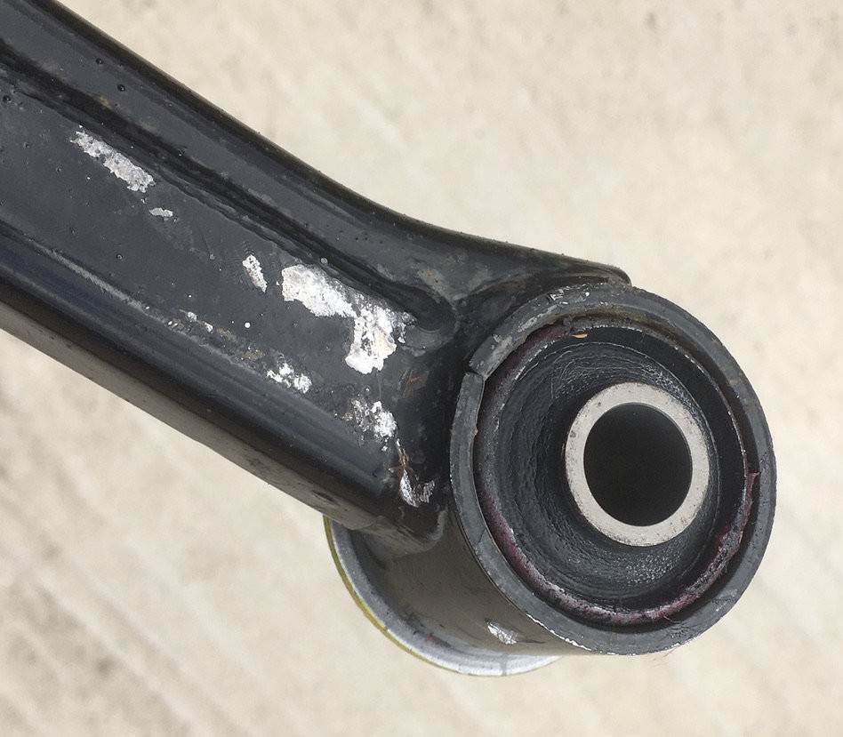 Deformed Control Arm Close Up