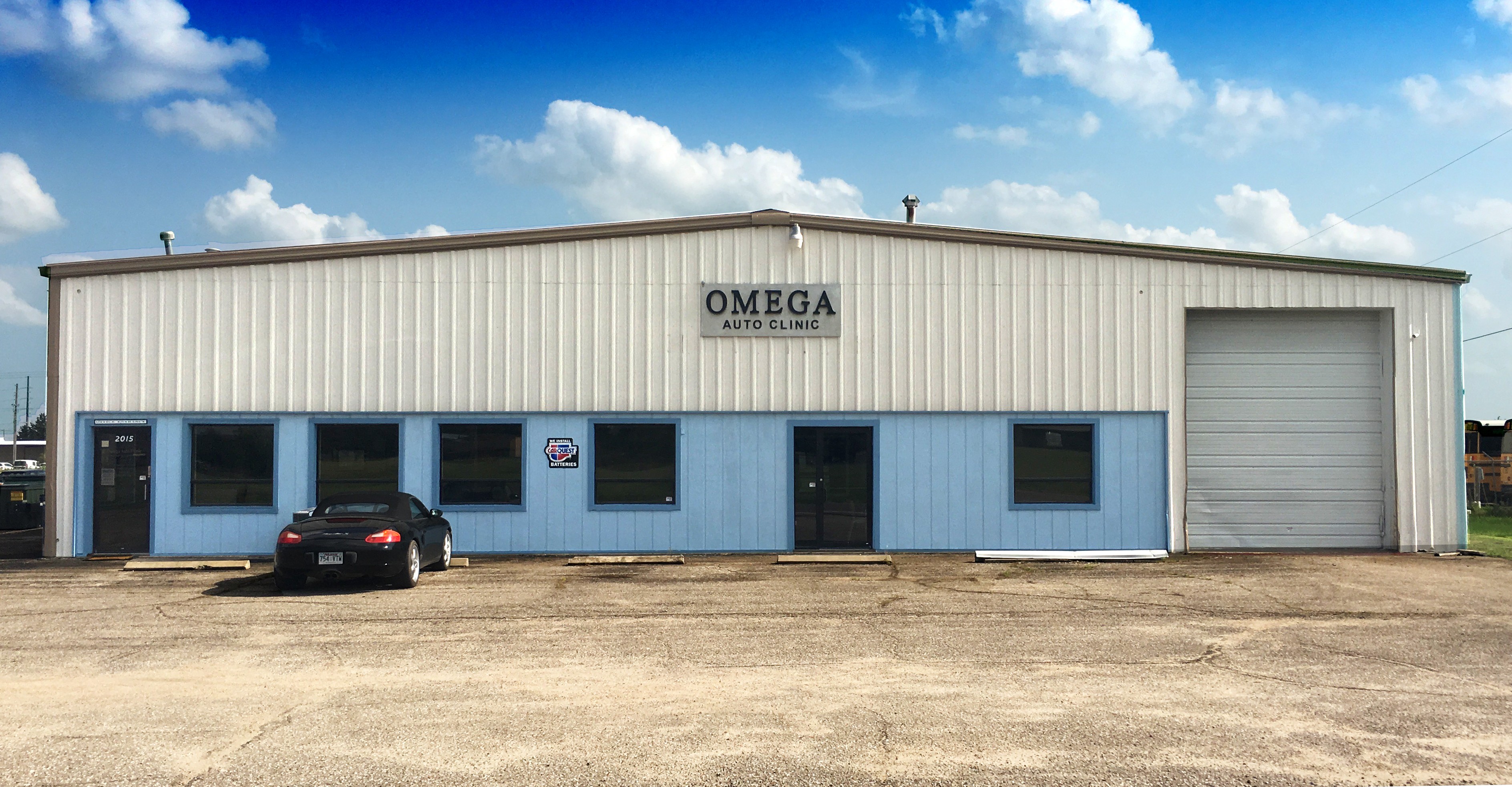 Omega Auto Clinic Exterior Building